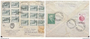 O) 1965 ARGENTINA, RAFAELA - SANTA FE, CROCODILE - ALLIGATOR 10c - IN BLOCK OF - Picture 1 of 1