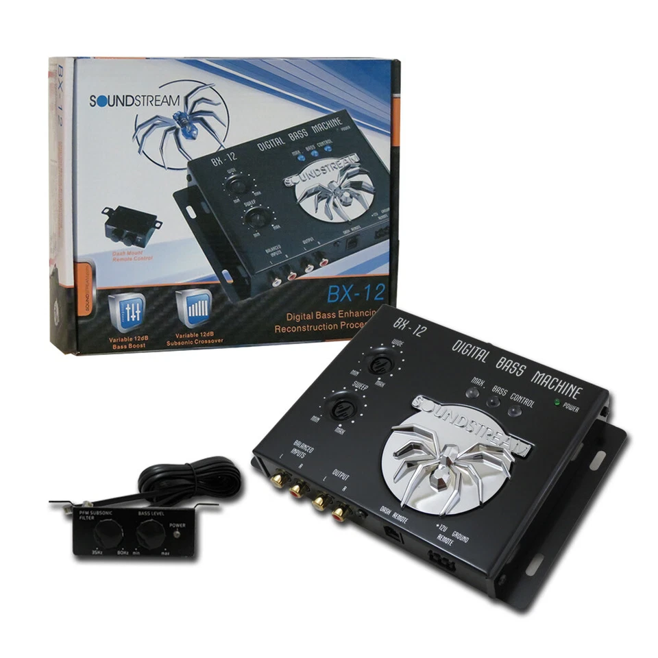 New Soundstream BX-12 Car Audio Digital Bass Processor Bass Level Control BX12 - Image 1 of 1