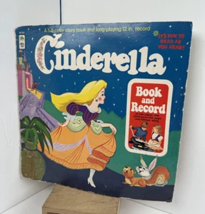 Cinderella Book And Vinyl Record (LP, 1971, Peter Pan Records) Tested and Works! - Picture 1 of 8
