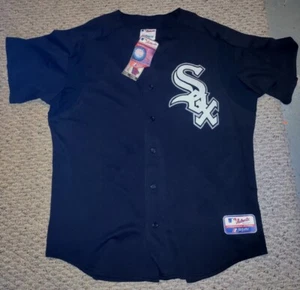 Chicago White Sox Majestic Schlag Trikot Vintage Modell 6500 Large Neu mit Etikett - Bild 1 von 10