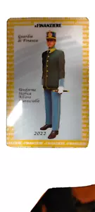 Calendario tascabile plastificato Guardia di Finanza anno 2022 Uniforme AA.MM. - Foto 1 di 2