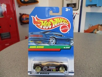 HOT WHEELS FIRST EDITIONS AUDI AVUS #723 ON CARD  WW SHIPPING - Image 1 of 4