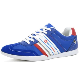 Men's Alpine Swiss LVAN Navy Blue  Casual Shoes Size 7 NIoB - Picture 1 of 4