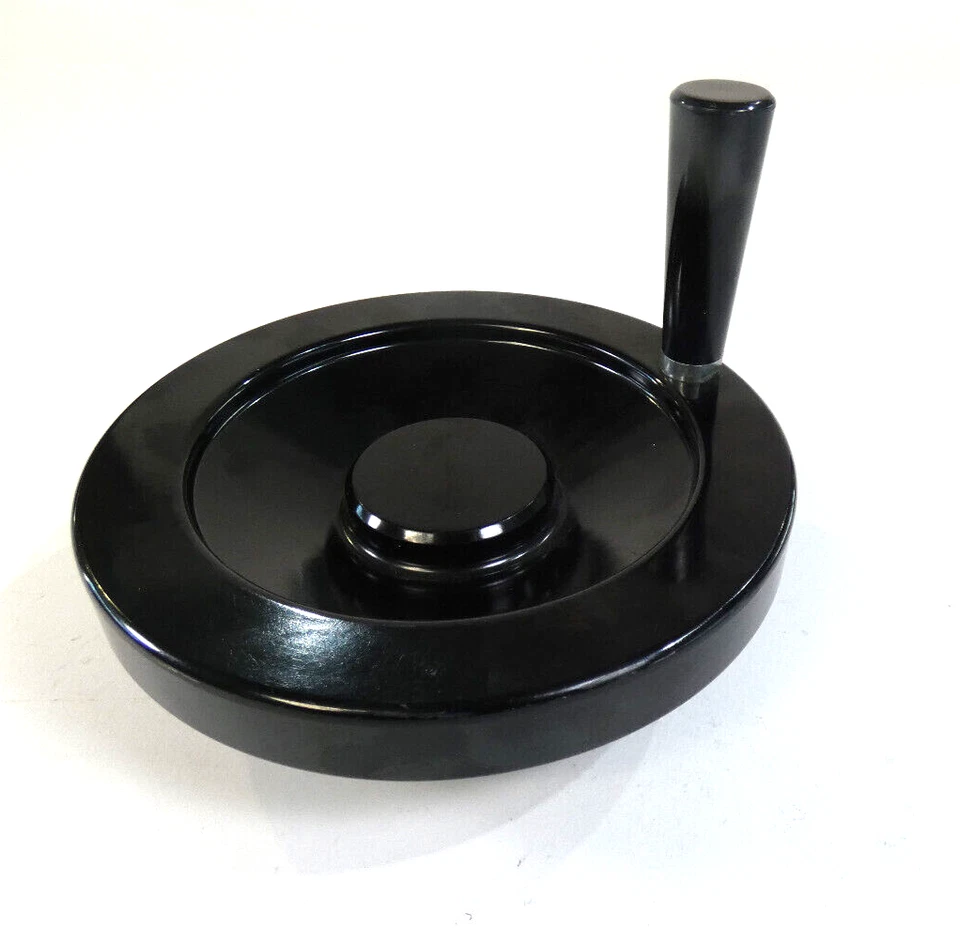 Lanker | Handrad / Handkurbel | massiv Ø 160 mm | drehbarer Knauf - Bild 1 von 4