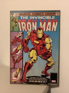 Marvel Comics Iron Man Canvas Wall Art Home Game Room Decoration 19.25” X13” - Picture 1 of 11