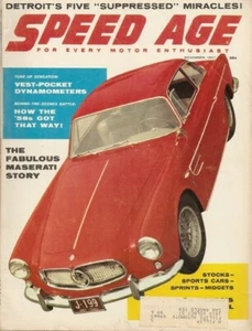 SPEED AGE 1957 NOV - MASERATI STORY, VEST POCKET DYNOS, '58 AIR SUSPENSION - Imagen 1 de 1