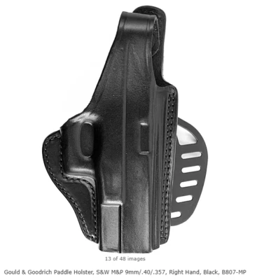 Funda de paleta Gould & Goodrich B807-G17LH ocultación de paleta OWB GLOCK 17,22,31 Foto 1 de 4
