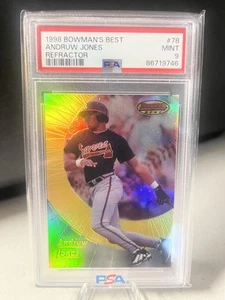 1998 Bowman's Best - Andruw Jones #78 Refractor /400. PSA 9. - Picture 1 of 2
