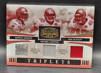 Gridiron Gear 2005 Mike Alstott Derrick Brooks Clayton "trillizos" #ed/100 Gw Foto 1 de 2