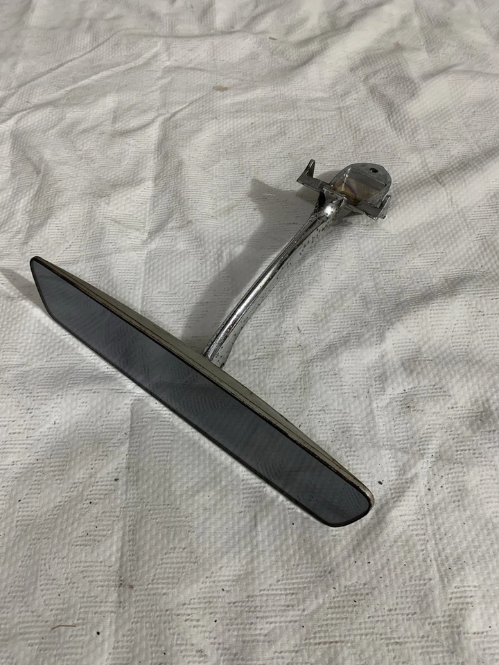 1965 Chevrolet Malibu Interior Chrome Rear View Mirror & Base PT-4880811 USED - Image 1 of 4