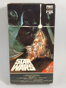 Star Wars VHS Original 1984 Release CBS FOX Video Tape Hi-Fi Red Label - Picture 1 of 6