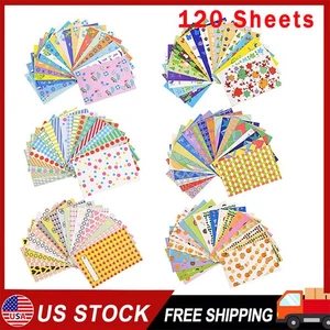 120 Sheets Frame Sticker Compatible with FujiFilm Instax Mini 12/11/9/8/70/26/90 - Picture 1 of 9