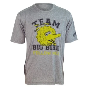 Sesame Street TEAM BIG BIRD "Follow Me" Tech Shirt (S, M, L, XL, 2XL) - Picture 1 of 3