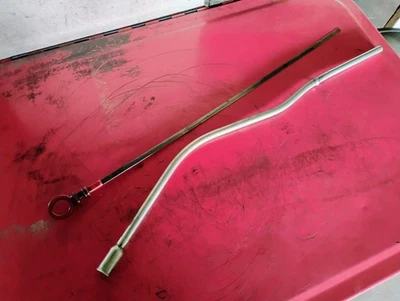 1981 mercedes-benz 240d base sedan 4-door 2.4l oil stick and tube - Image 1 of 4