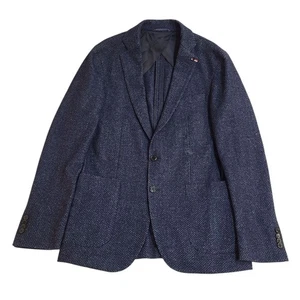 Tommy Hilfiger Suit Blazer Jacket Dark Blue Uk Men's Size S 38" L882 - Picture 1 of 7