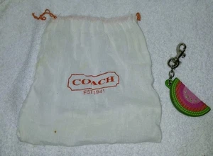 Coach Y2K Signatur Wassermelone Scheibe Schlüsselanhänger Anhänger - Bild 1 von 6