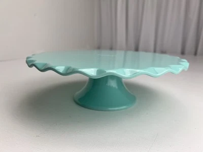 De colección Susie Cakes Pastel Plato Soporte Robin’s Egg Azul 10” Redondo Melamina Decoración  Foto 1 de 4