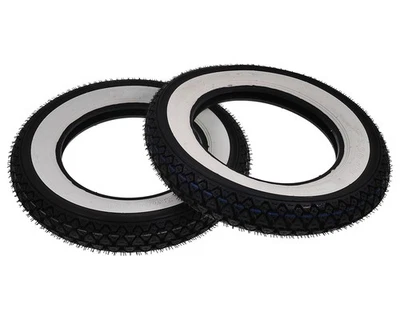 2x KENDA Weisswand Reifen 3,00x10 4PR 42J TT Satz Roller Vespa Zündapp Bonanza - Bild 1 von 4