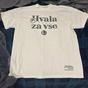 Dallas Mavericks Lakers Luka Doncic Shirt Mens Size XL - 04-09-25 Hvala Za Vse - Picture 1 of 3