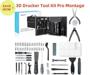 Creality 3D Drucker Tool Kit Pro Montage für Reinigung Finishing Druck alle FDM  - Bild 1 von 7