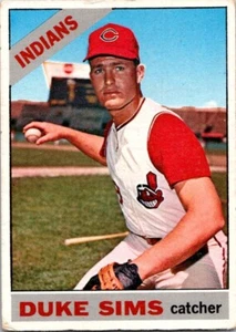 VINTAGE  SPORT BASEBAL 1965 TOPPS DUKE SIMS CLEVELAND INDIANS NO898 - Picture 1 of 2