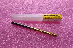 KENNAMETAL 5.5mm solid carbide drill TiAlN-PVD KC7325  B042A05500CPG - Picture 1 of 3