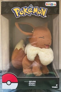 Pokemon Eevee Plush Stuffed Toy NIB Tomy 2017 Toys R Us Exclusive Pokémon - Picture 1 of 8
