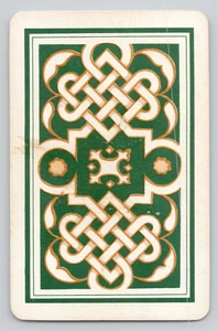 Swap Card Scottish Celtic Endless Knot Pattern Eight of Hearts Single Playing - Picture 1 of 2