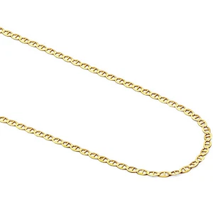 Cadena Collar Mariner 2MM Oro Amarillo Sólido 14K Calidad Premium - 16" a 24" - Imagen 1 de 4