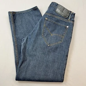 Rocawear Jeans Blue Denim Loose Fit Baggy Hip Hop Y2K VTG Jay Z Street 36/34 - Picture 1 of 15