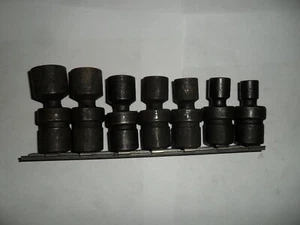 SNAP ON 7-Piece 3/8"-Drive 6-Point SAE Swivel Impact Socket Set USA BIN obo - Picture 1 of 14