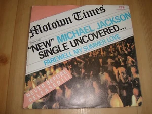 MICHAEL JACKSON - FAREWELL MY SUMMER LOVE (MOTOWN 7") - Picture 1 of 3