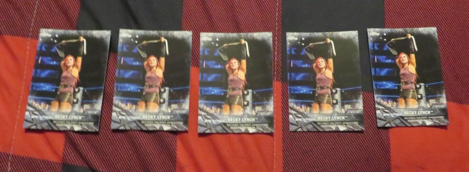 (5) BECKY LYNCH 2017 Topps WWE Women's Division WWE Matches & Moments #WWE-5 - Image 1 of 1