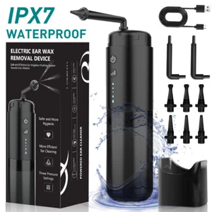 Electric Ear Wax Removal Tool Water Powered Wush Cleaner Ear Cleaning - Picture 1 of 9