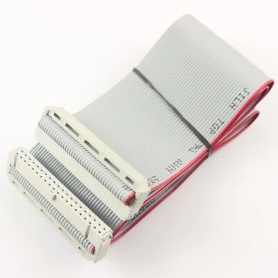 1Pcs 2.54mm Pitch 2x20 Pin 40 Pin 40 Wire IDC Flat Ribbon Cable Length 60CM - Image 1 of 4