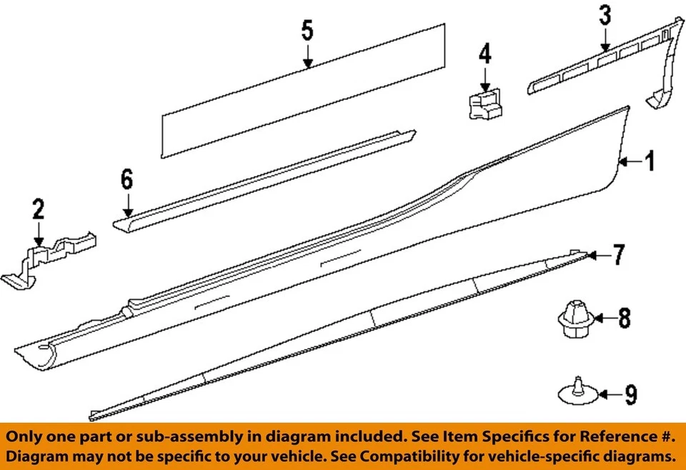 Clip de moldura basculante exterior derecho MERCEDES OEM 18-19 S560 2179910000 Foto 1 de 1