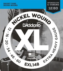 1 Set D'Addario EXL148 Extra Heavy Drop C Tuning Electric Guitar Strings - Picture 1 of 5