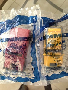 NEW! 2006 PAIR OF HUMMER SUV MCDONALDS HAPPY MEAL TOYS--UNOPENED PACKAGES - Picture 1 of 8