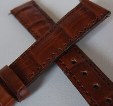 NEW/NOS SWISS ARMY BROWN CROCO LEATHER BAND/STRAP For Small OFFICERS 1884 Watch