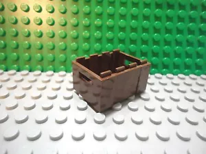 Lego 1 grande marrone 2x4x2 cassa scatola contenitore portaoggetti - Foto 1 di 1