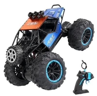 Color Azul - Control Remoto Coche Juguete Oruga 4x4 RC Automático Mejor Escalada Off Road Foto 1 de 4