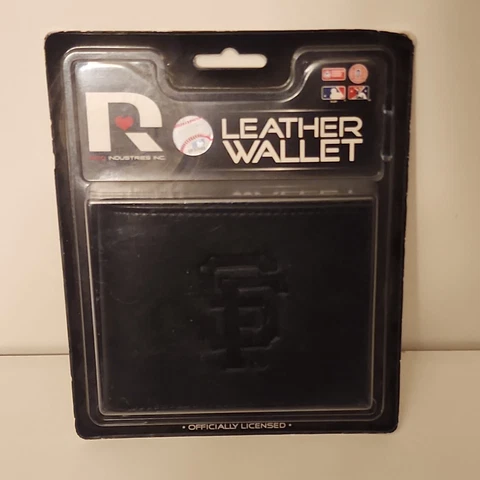 San Francisco Giants Leather Bi-Fold Wallet Fine Grain Offically licensed SF NEW Cover