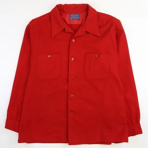 Vintage Pendleton Wool Field Button Up Shirt Gr. XL rot - Bild 1 von 4
