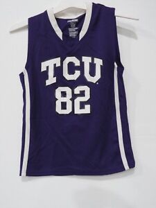 TCU Texas Christian University Basketball Jersey - Horned Frogs - Youth Med 8/10