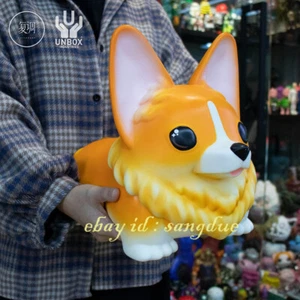 Unbox Welsh Corgi Pet Cute Sofubi Toy Collection Dog Statue Toy In Stock - Picture 1 of 4