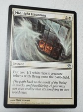 MTG card: Midnight Haunting, White Uncommon Instant, Innistrad