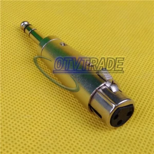ONE XLR Female Adapter to 1/4" Stereo TRS Connector NEW - Picture 1 of 6