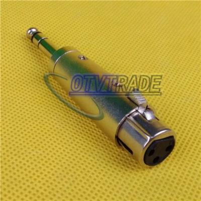 ONE XLR Female Adapter to 1/4" Stereo TRS Connector NEW - Image 1 of 4