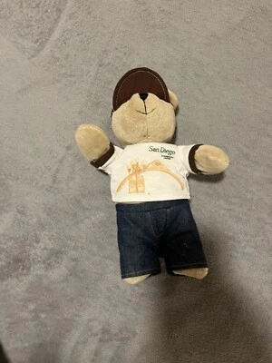 Collectible Starbucks Coffee Bearista Teddy Bear San Diego 2009 Plush Clothes - Image 1 of 4