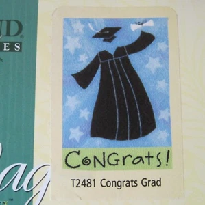 Toland Art Flag: T2481 Congrats Grad Standard Size 24" x 36" Garden - Sealed - Picture 1 of 7